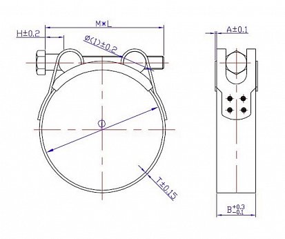 Хомут силовой ROBUST W1