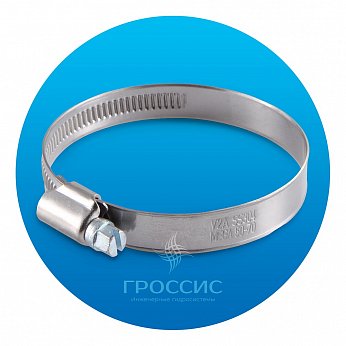 Хомут червячный винтовой MEGA W4 12 мм